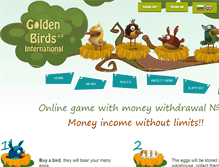 Tablet Screenshot of goldenbirds.biz